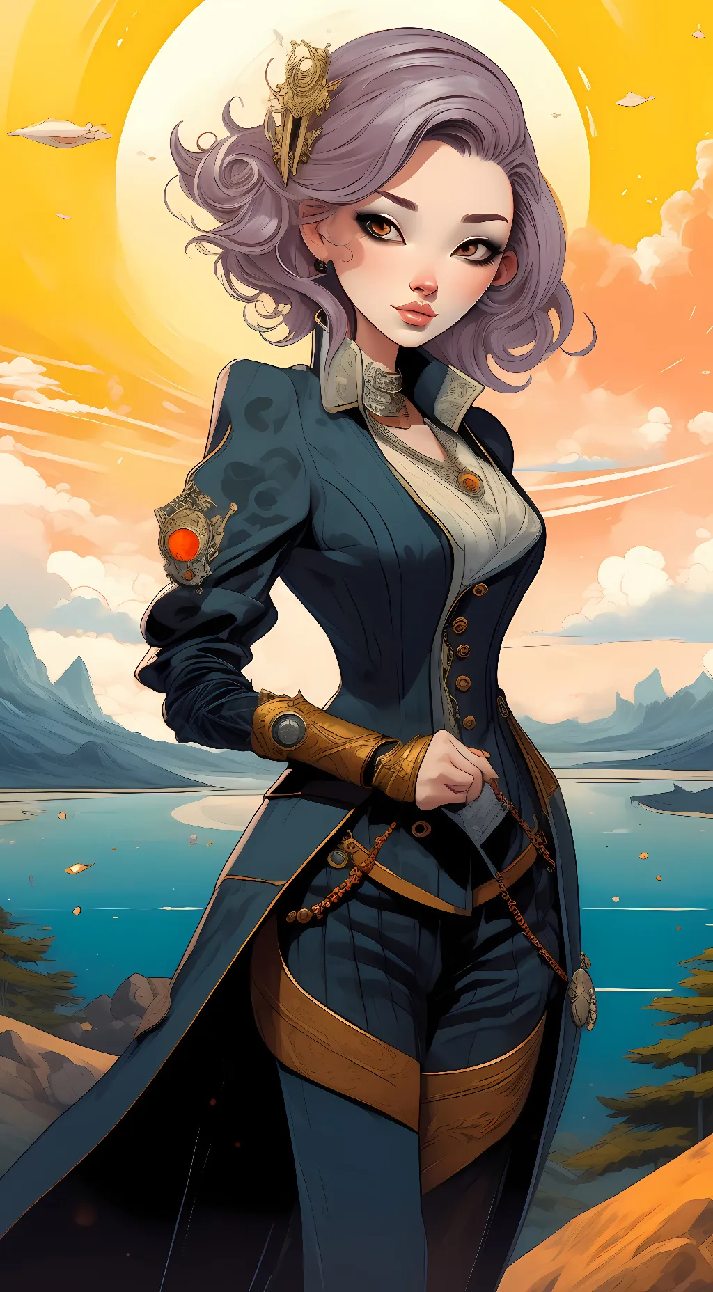 ai character: Sandra background