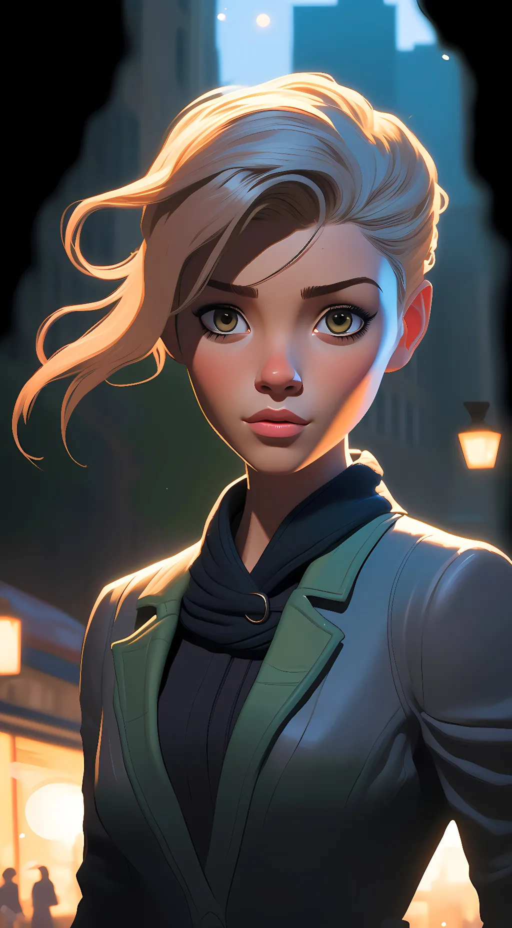 ai character: Michelle  background