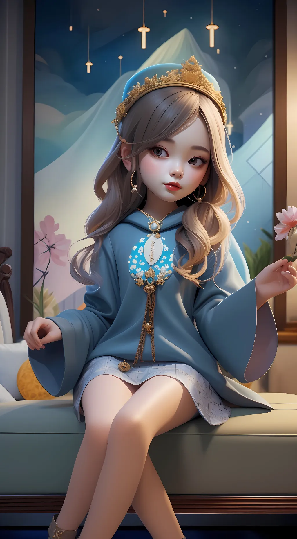 ai character: Iris background