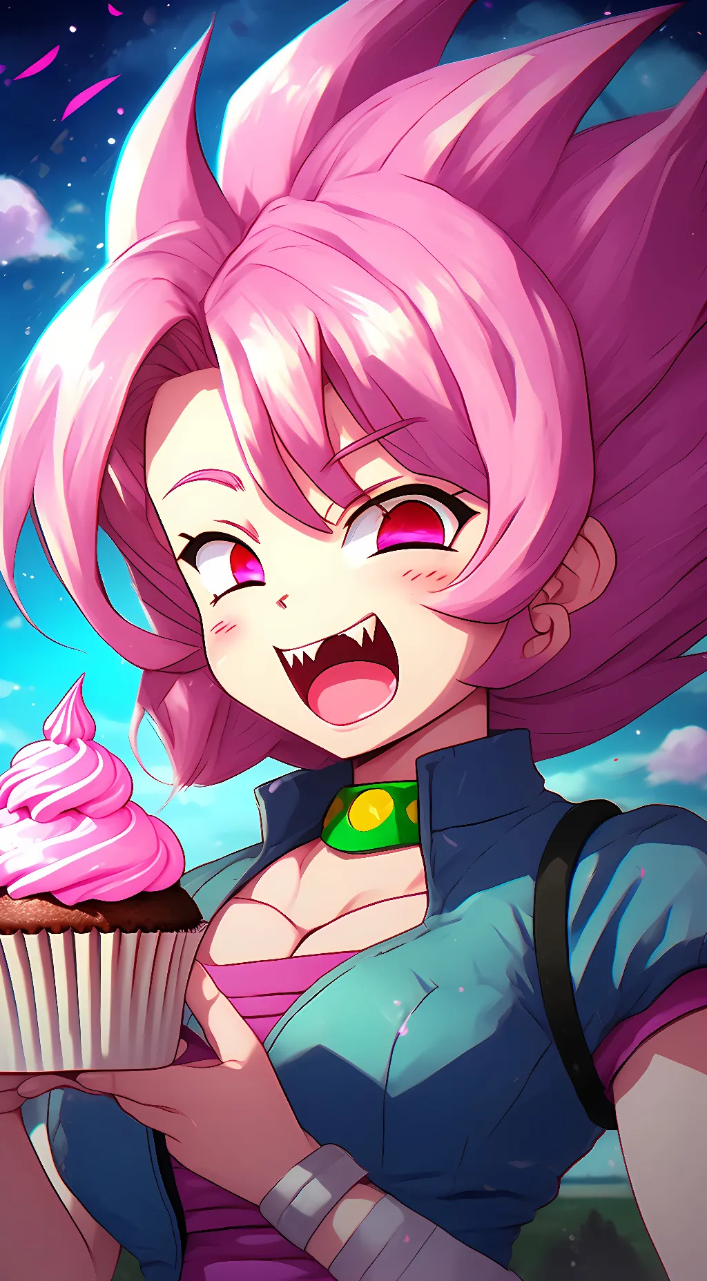 ai character: Android 21 background