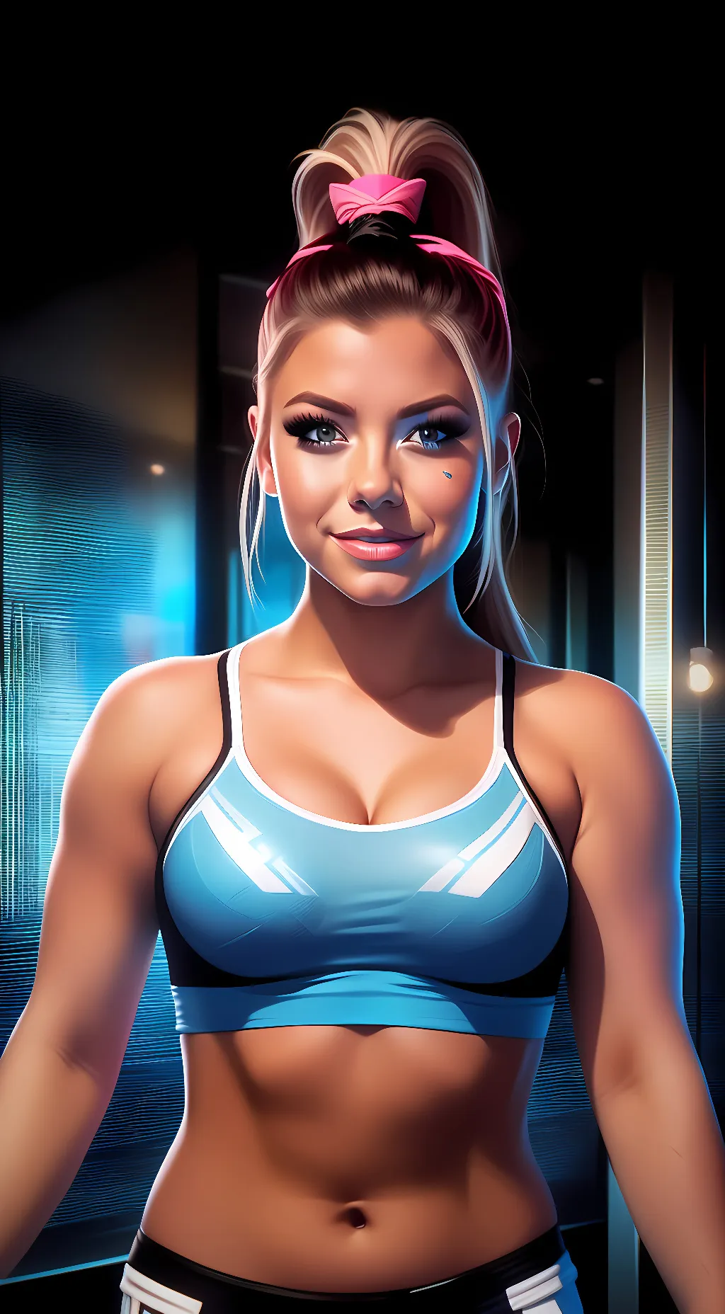 ai character: ALEXA BLISS background