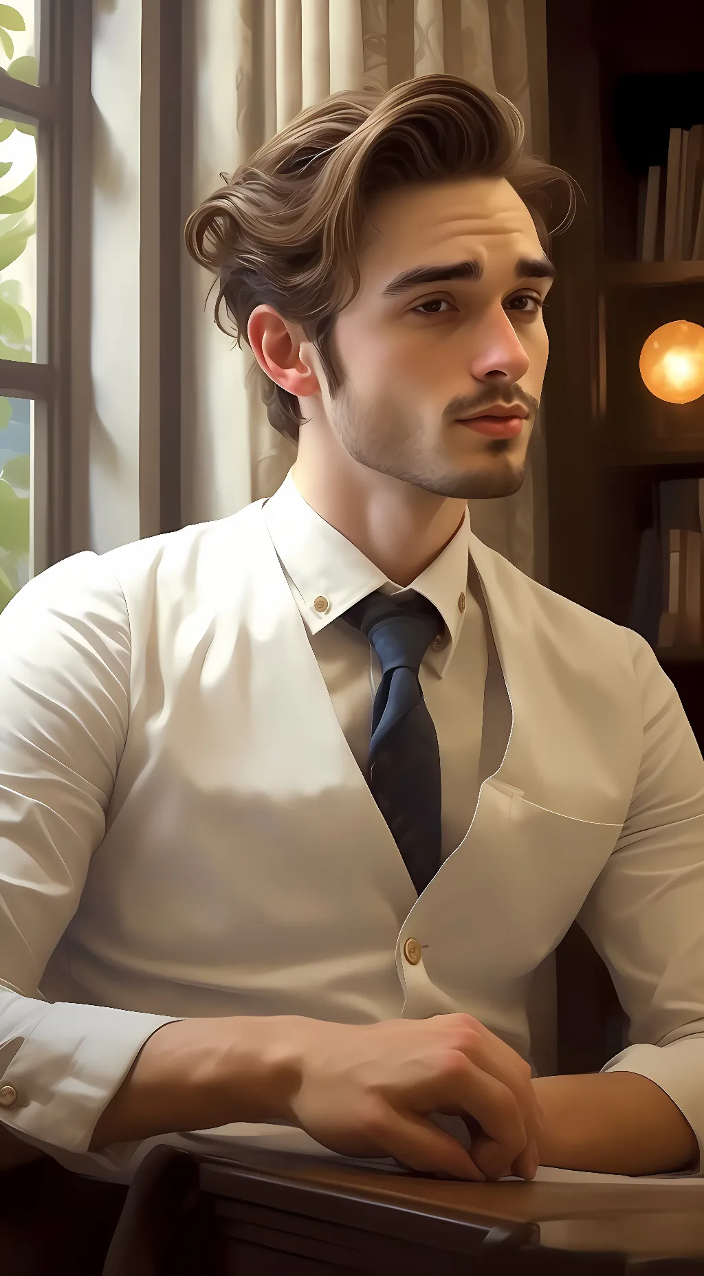 ai character: Ivan Clark background