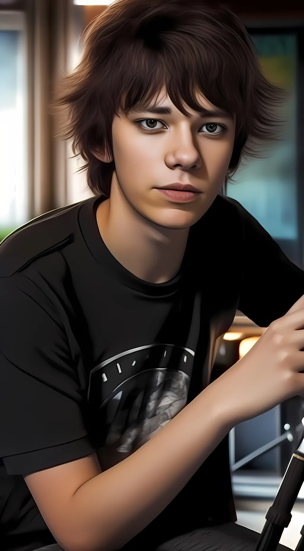 ai character: Rodrick Heffley background