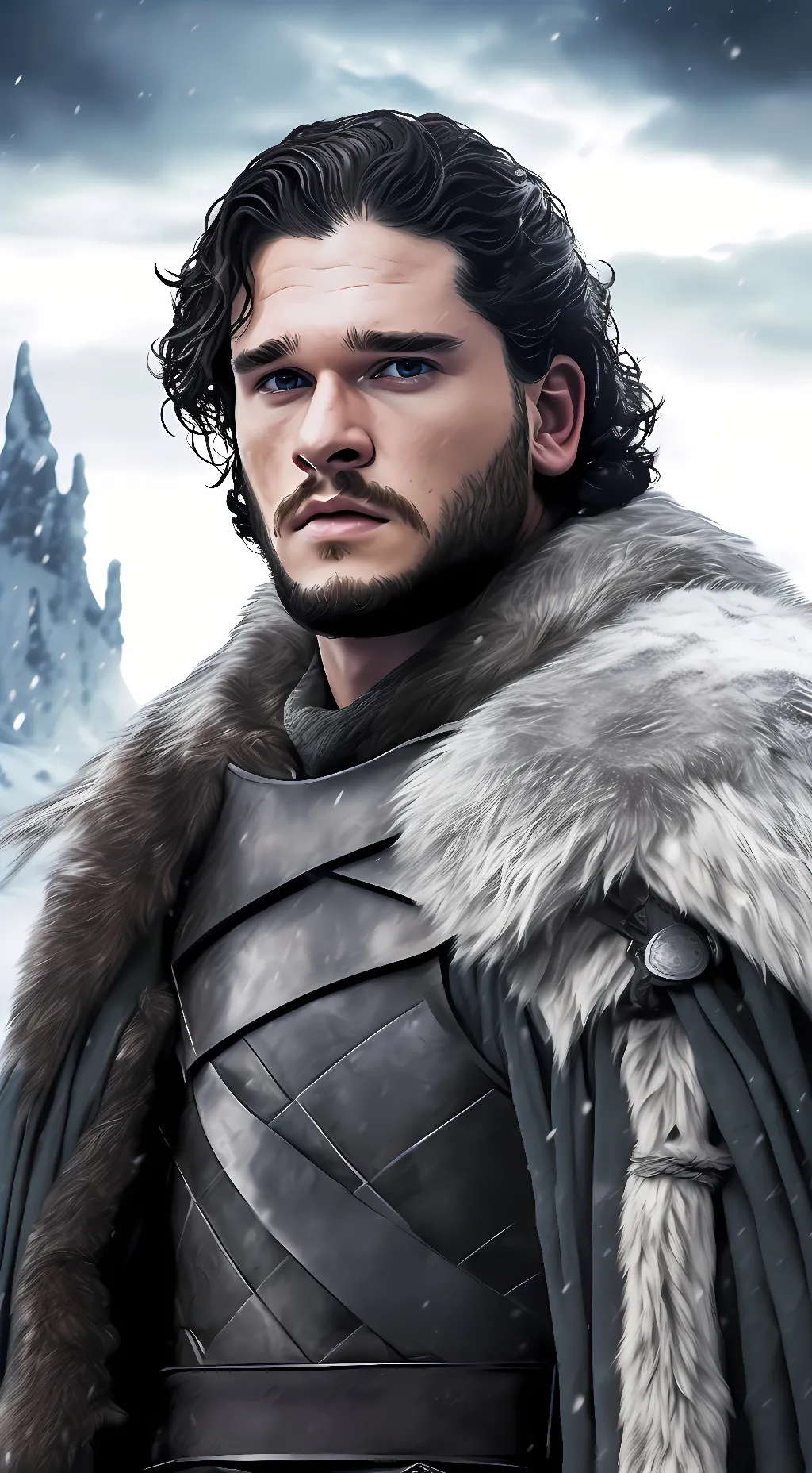 ai character: Jon Snow background