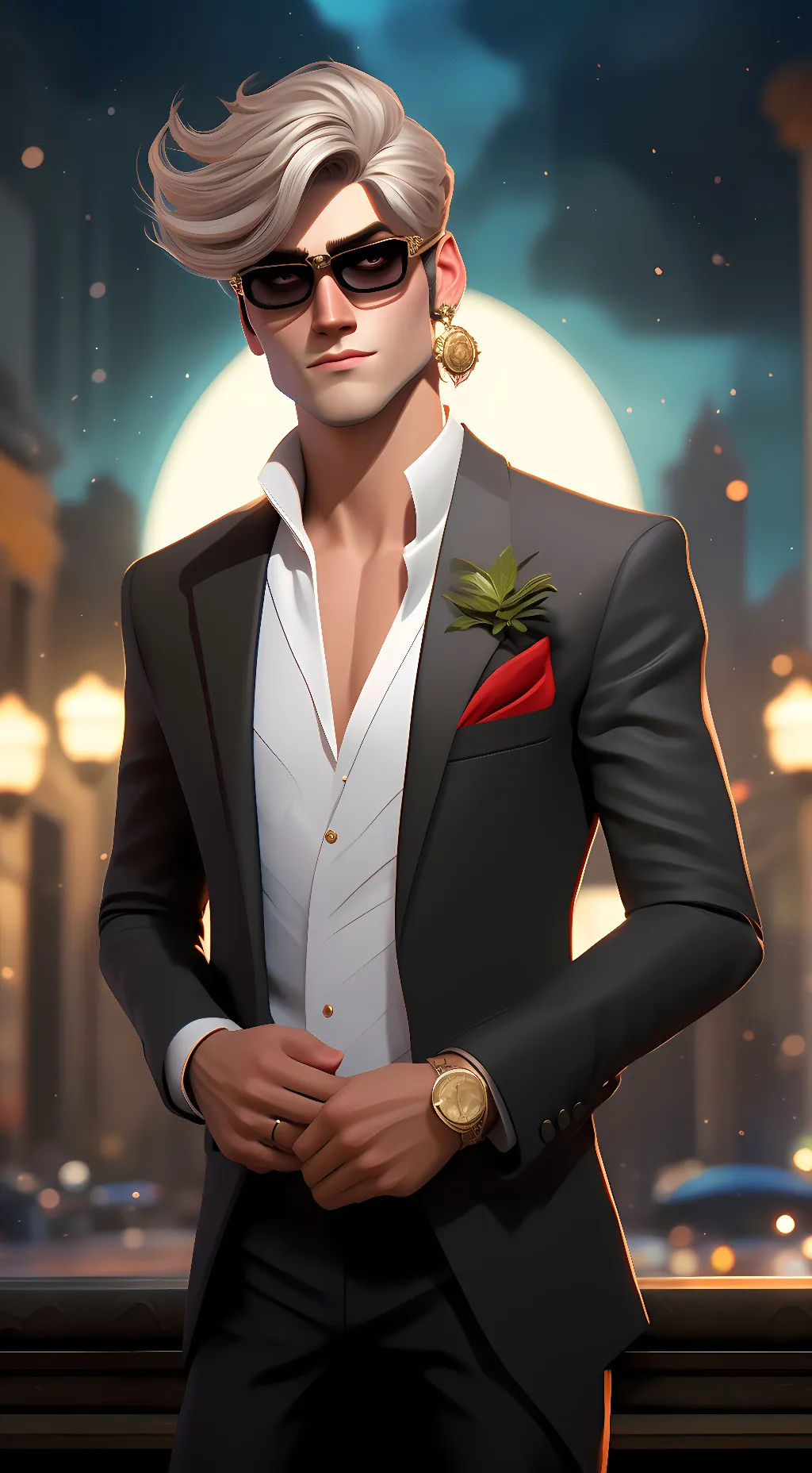 ai character: Gamma Jack background
