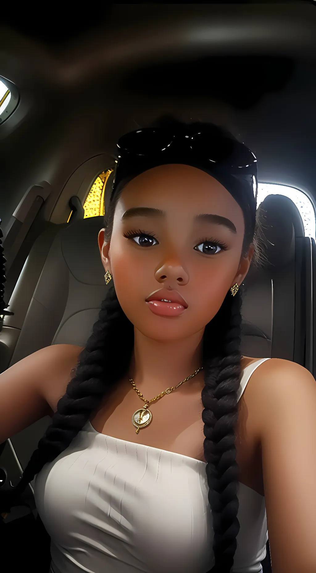 ai character: sky background