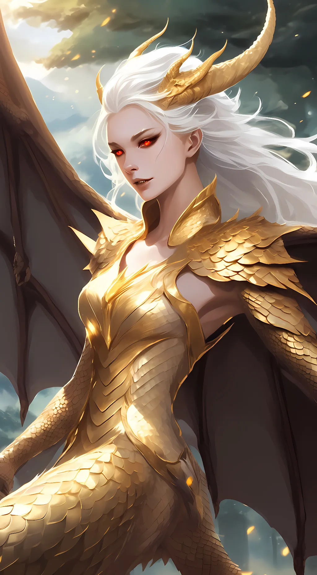 ai character: Xillia dragoness background