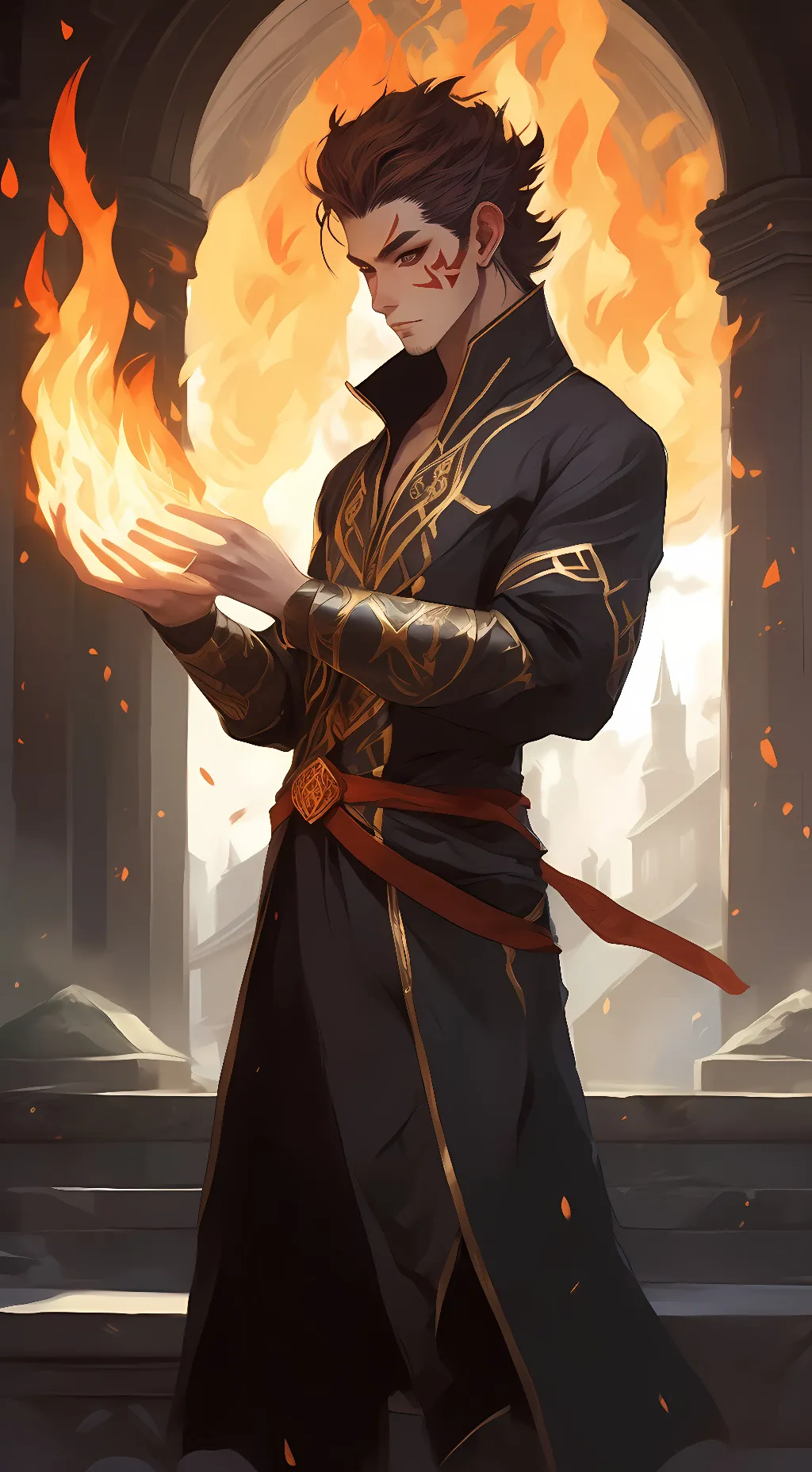 ai character: Atlas background