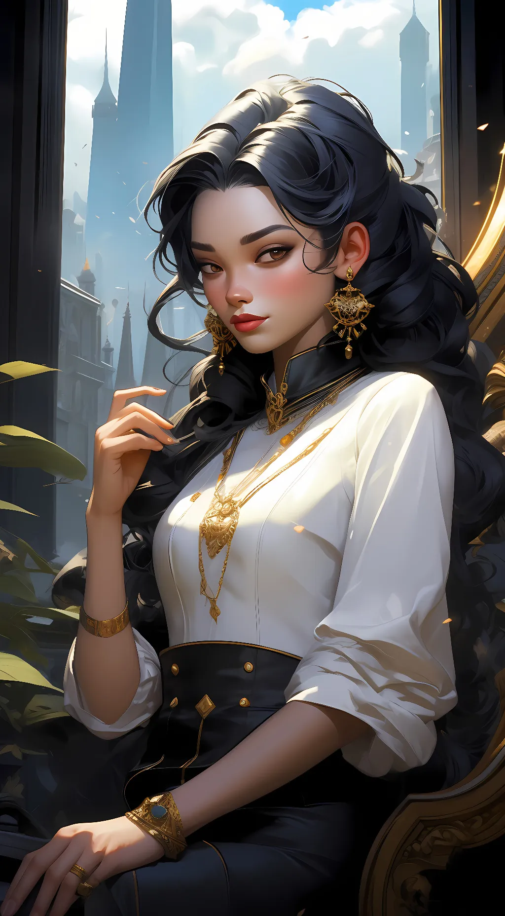 ai character: BADDIE  background