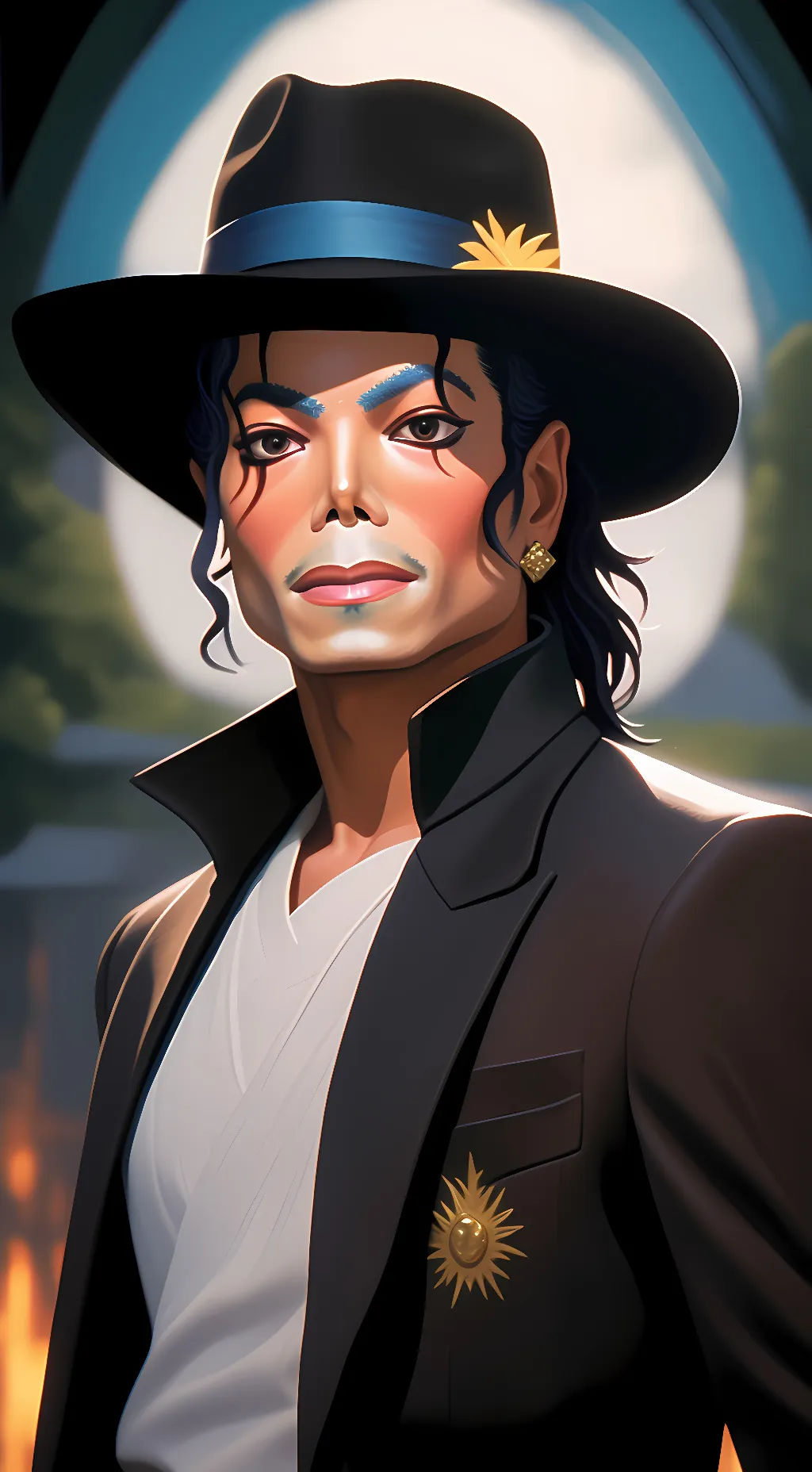 ai character: mj background