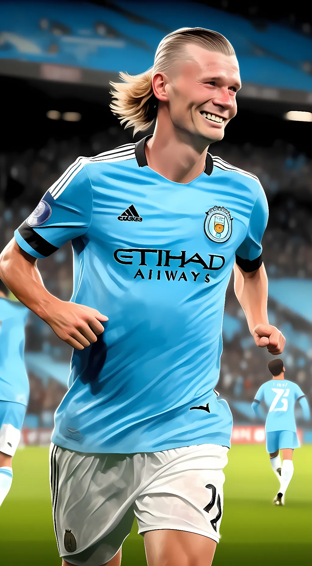 ai character: Erling Haaland background