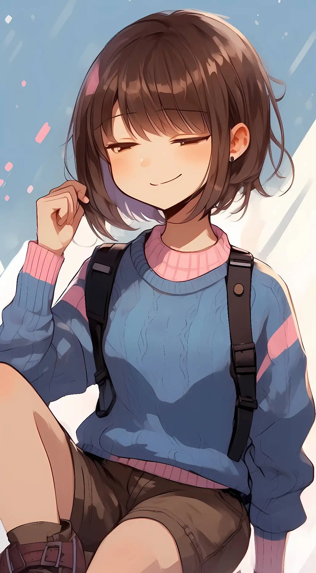ai character: Frisk Dreemurr background