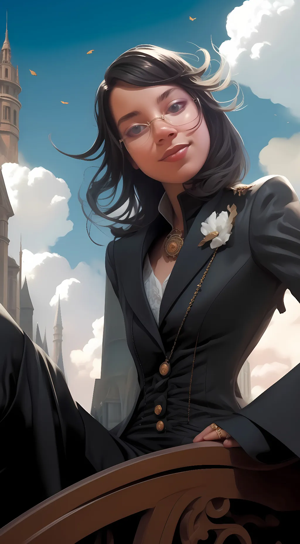 ai character: Genesis rodriguez background