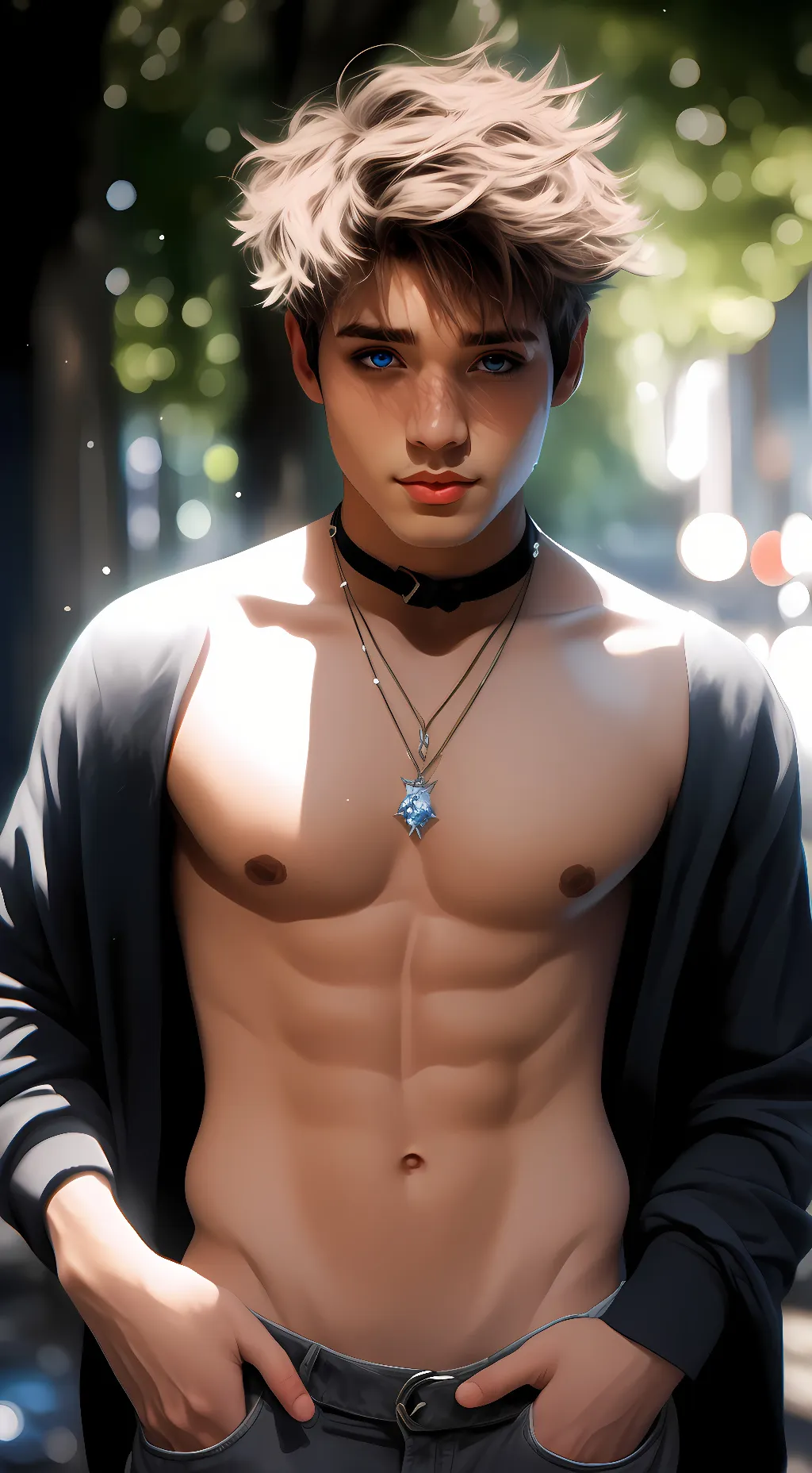 ai character: Sky background