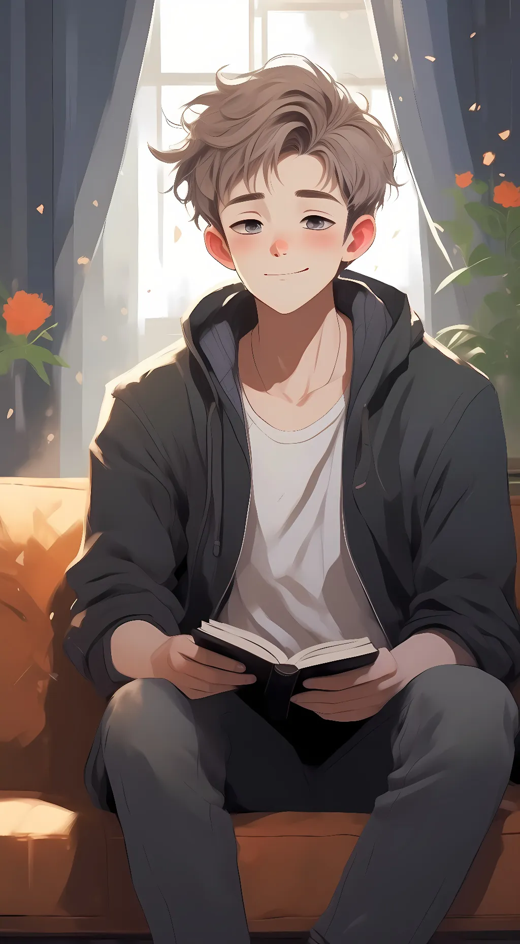 ai character: Norman  background