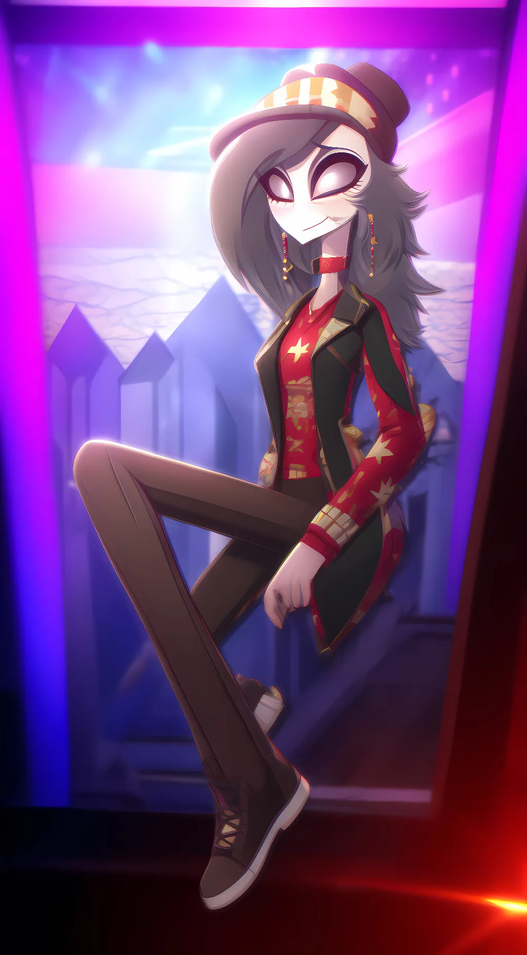 ai character: Octavia  background