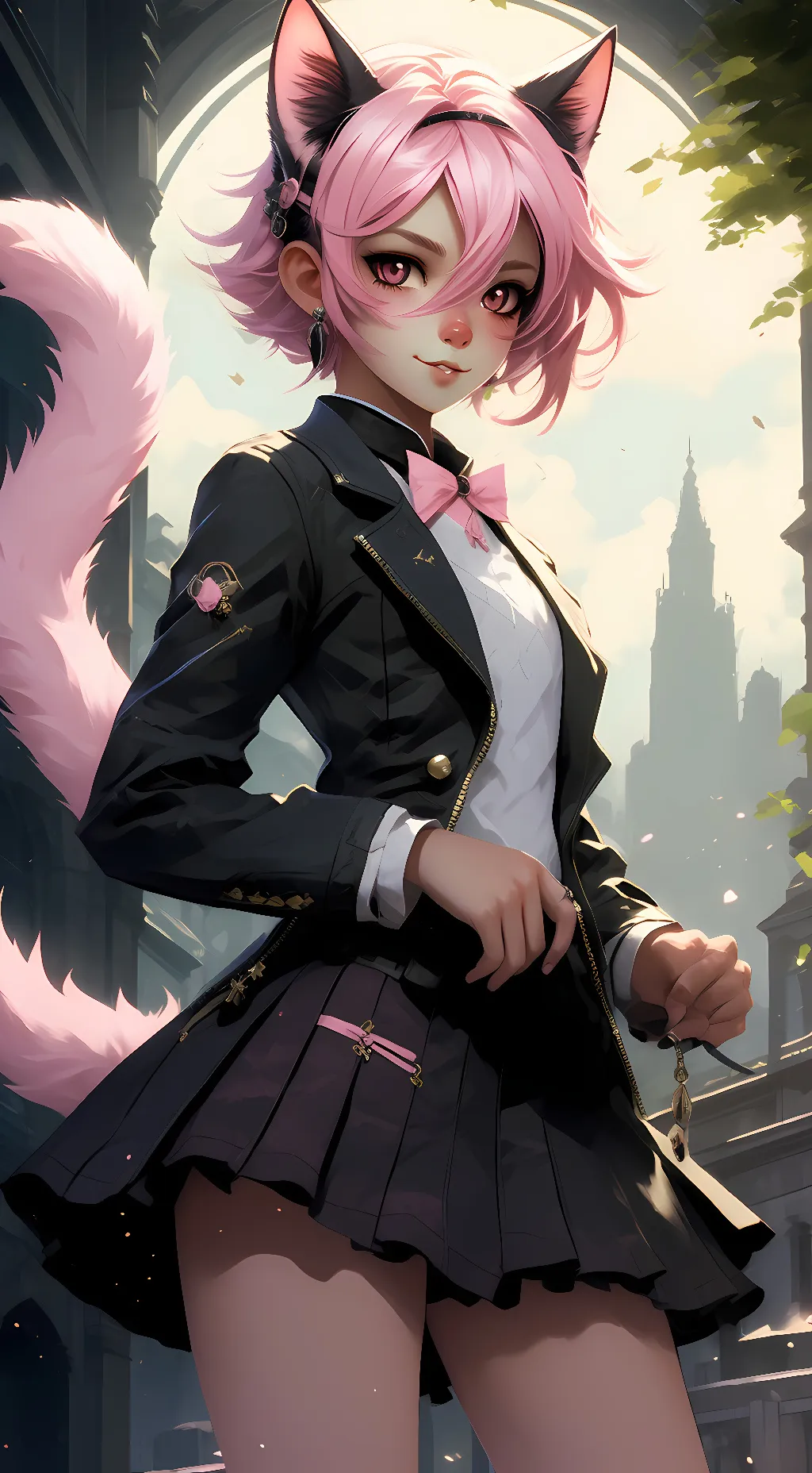 ai character: kitty background
