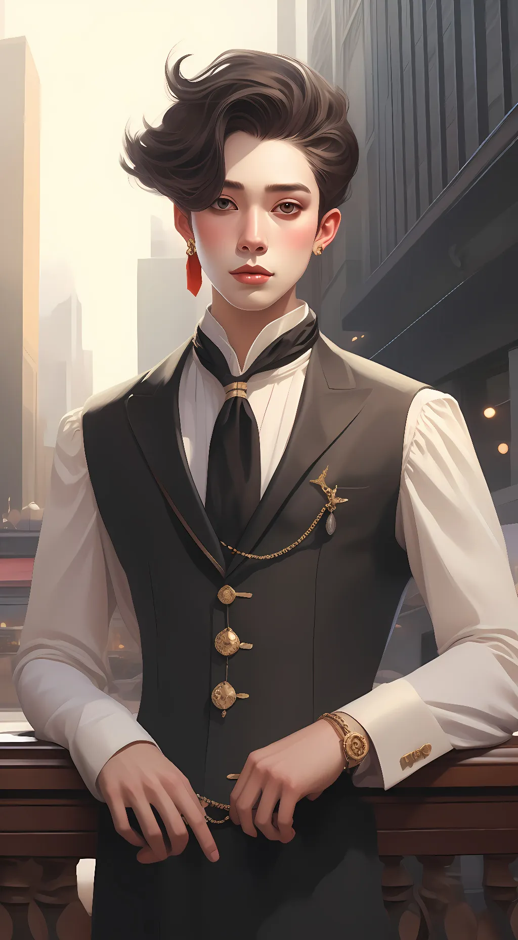 ai character: Marcus  background