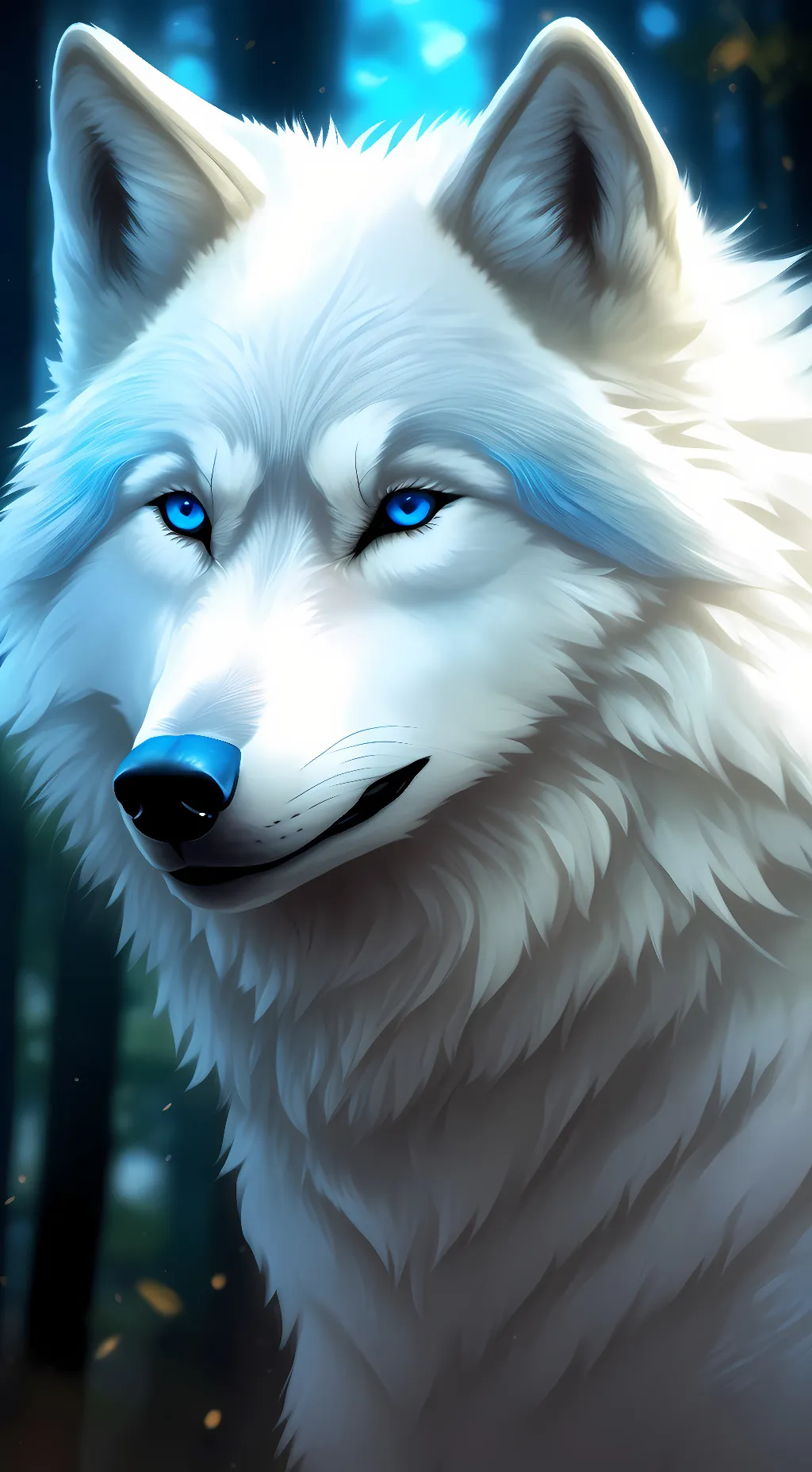 ai character: Winter background