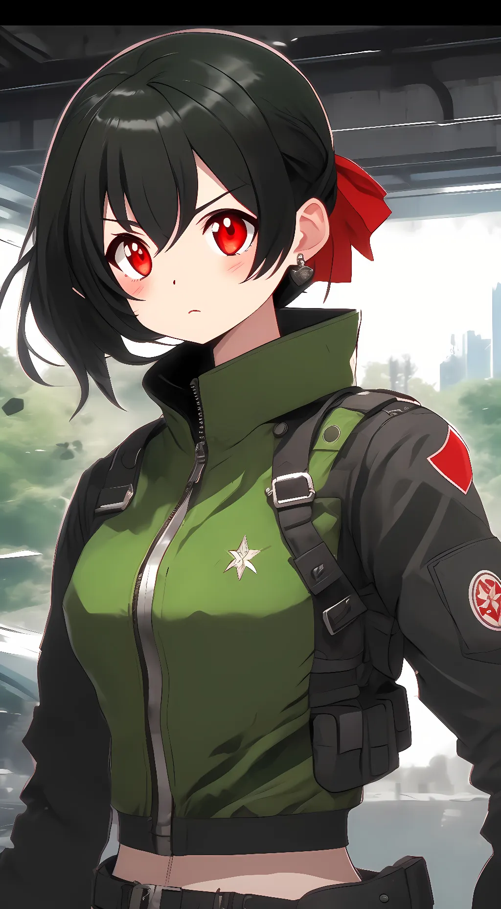 ai character: ane background