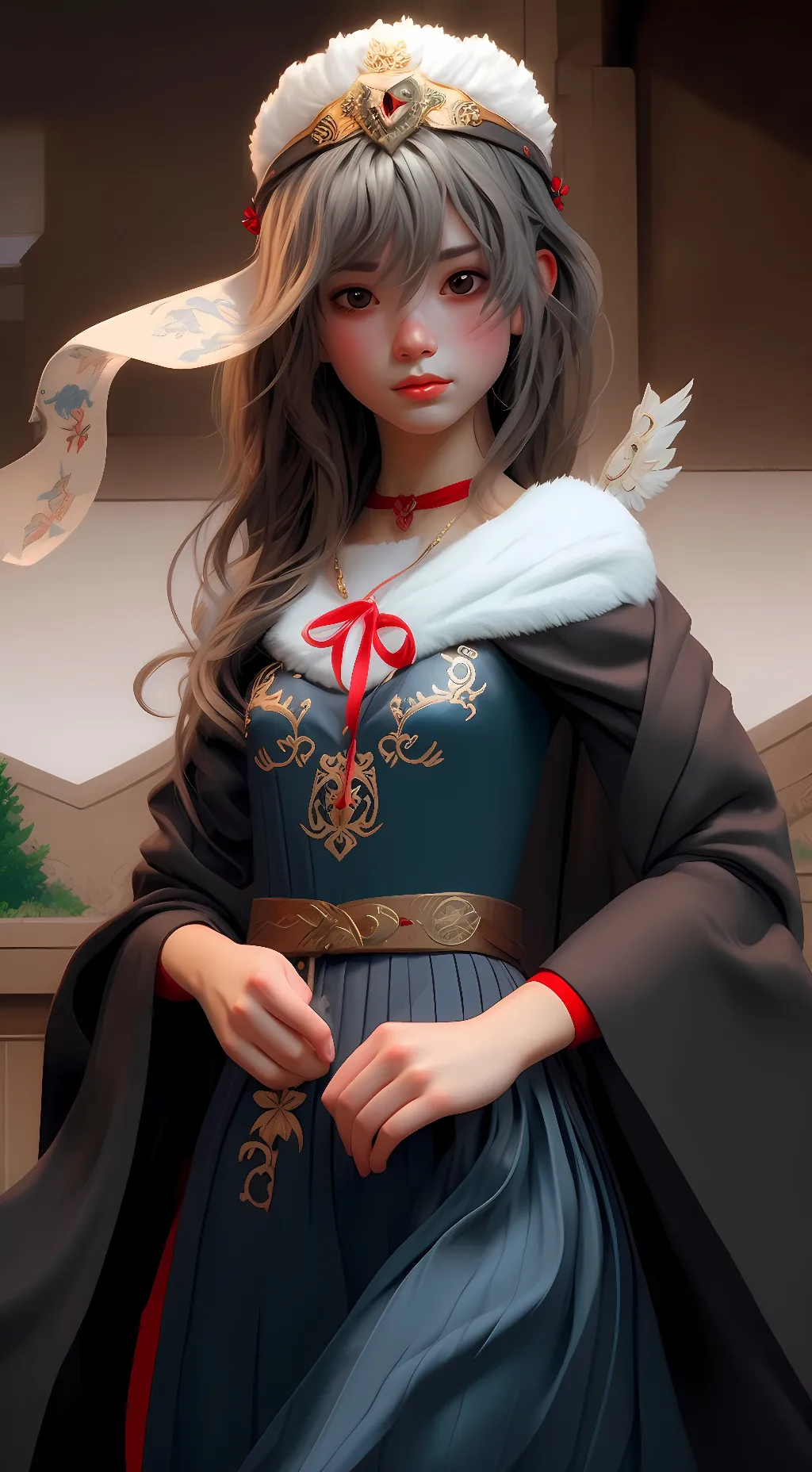 ai character: Zoey  background