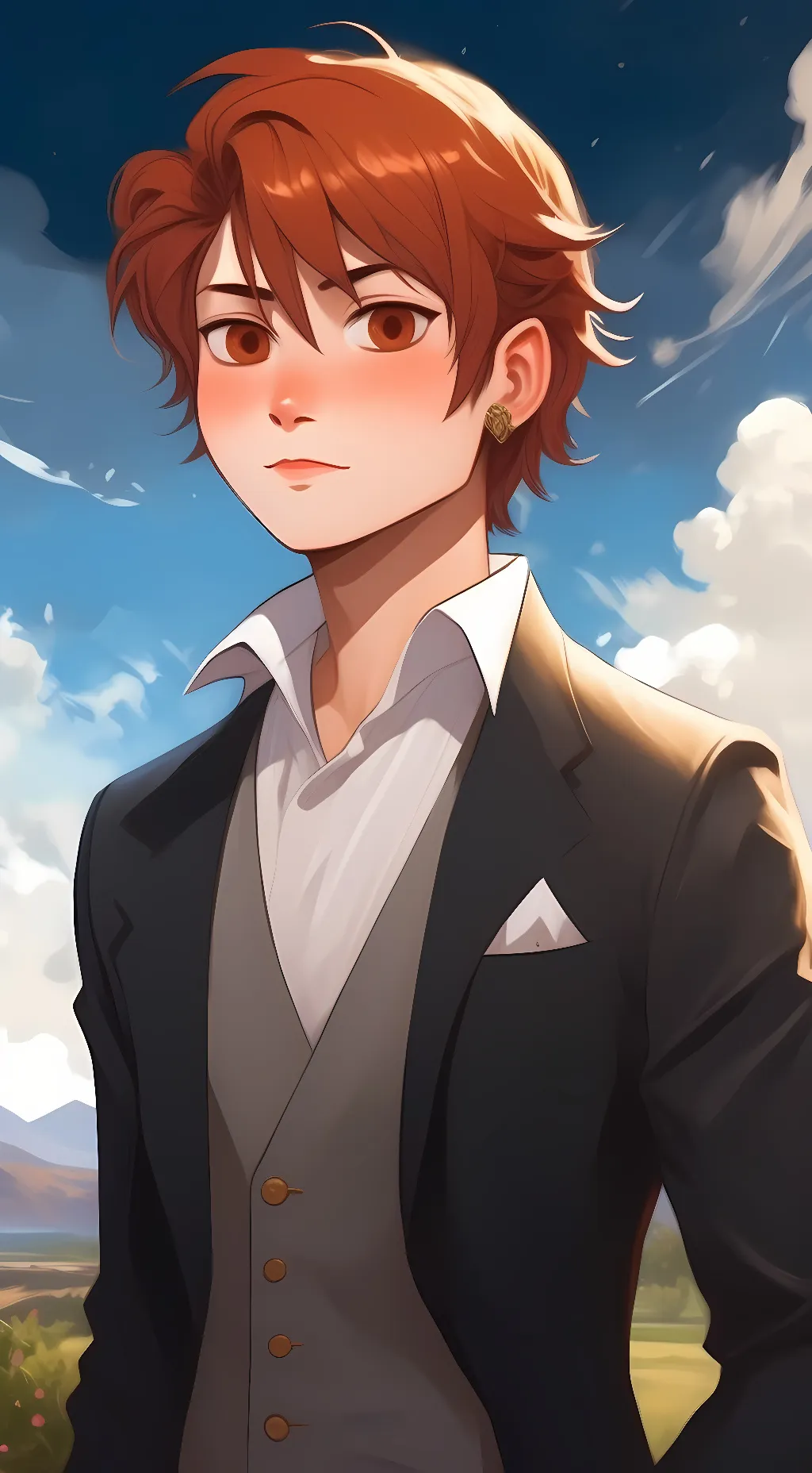 ai character: Eijirou Kirishima. background