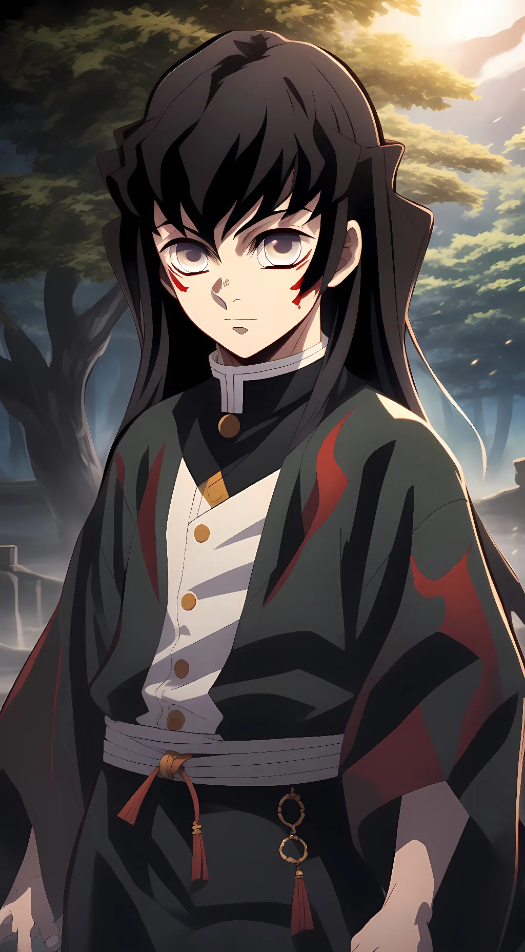 ai character: muichiro background