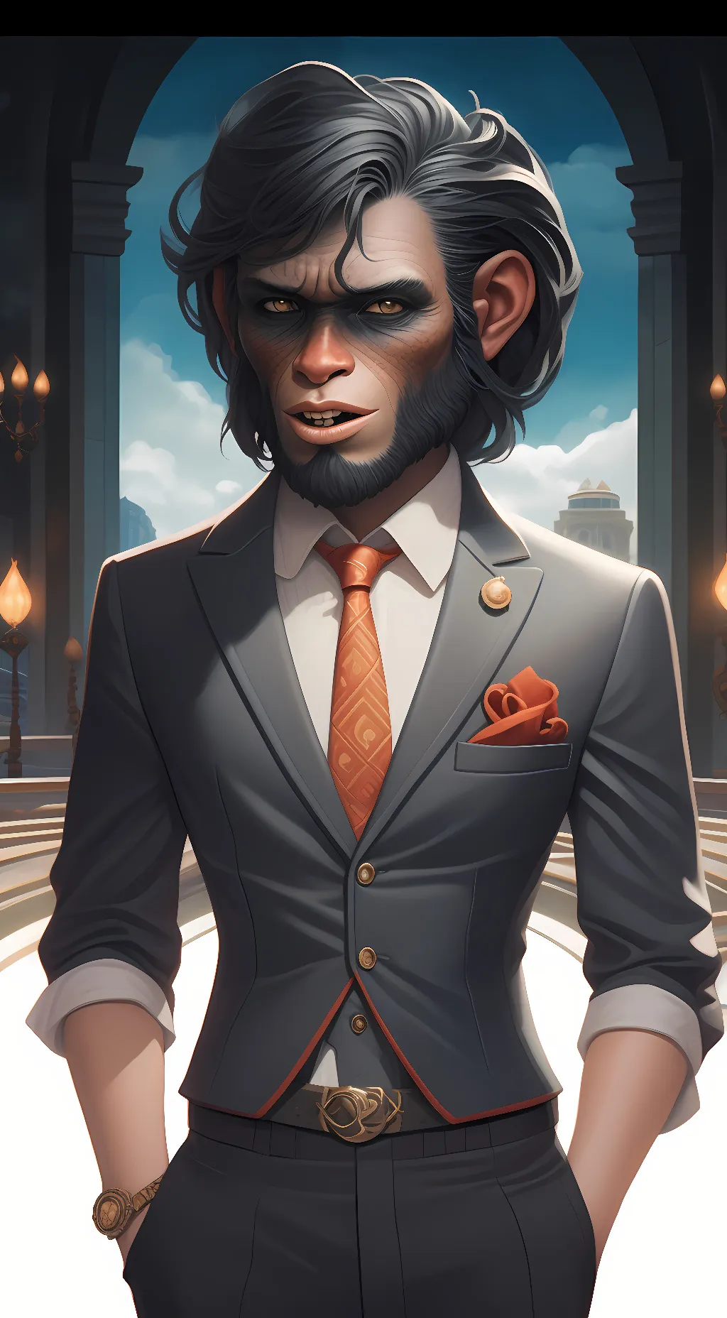 ai character: koba background