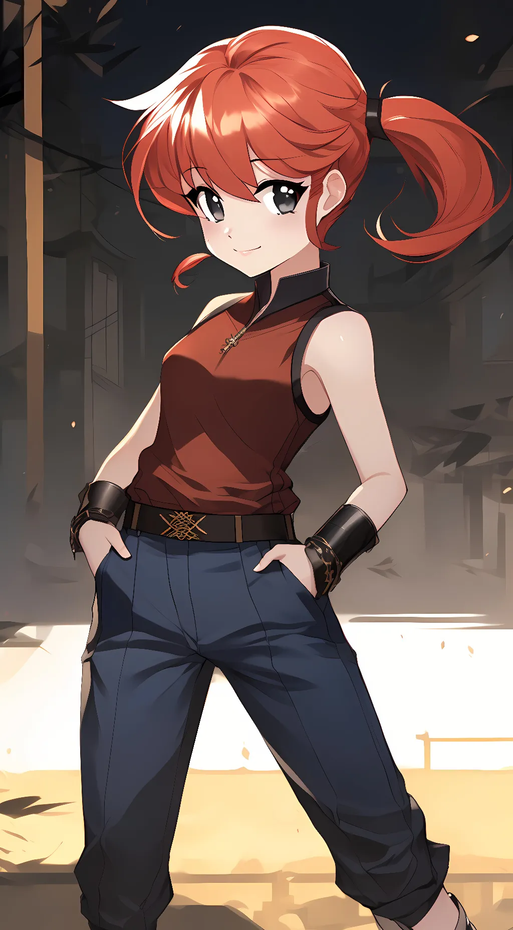 ai character: Ranma Saotome background