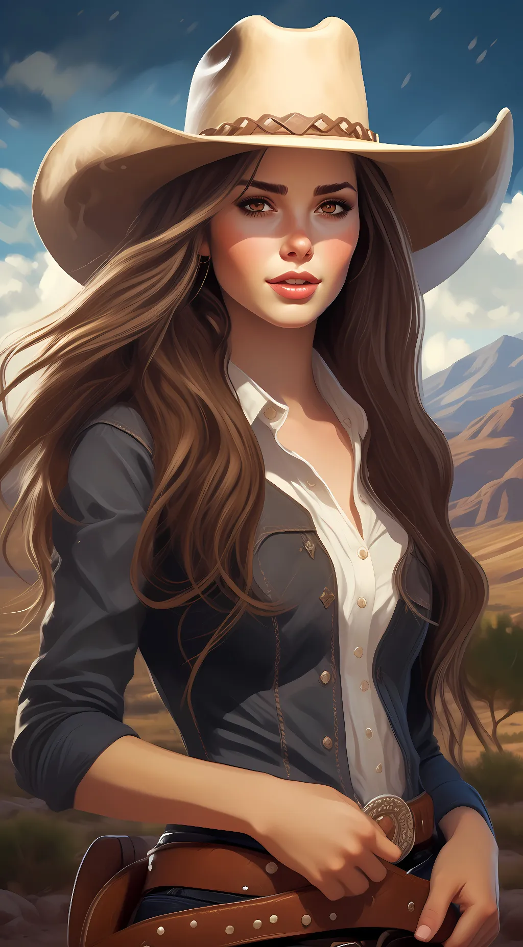 ai character: Hadley Anderson  background