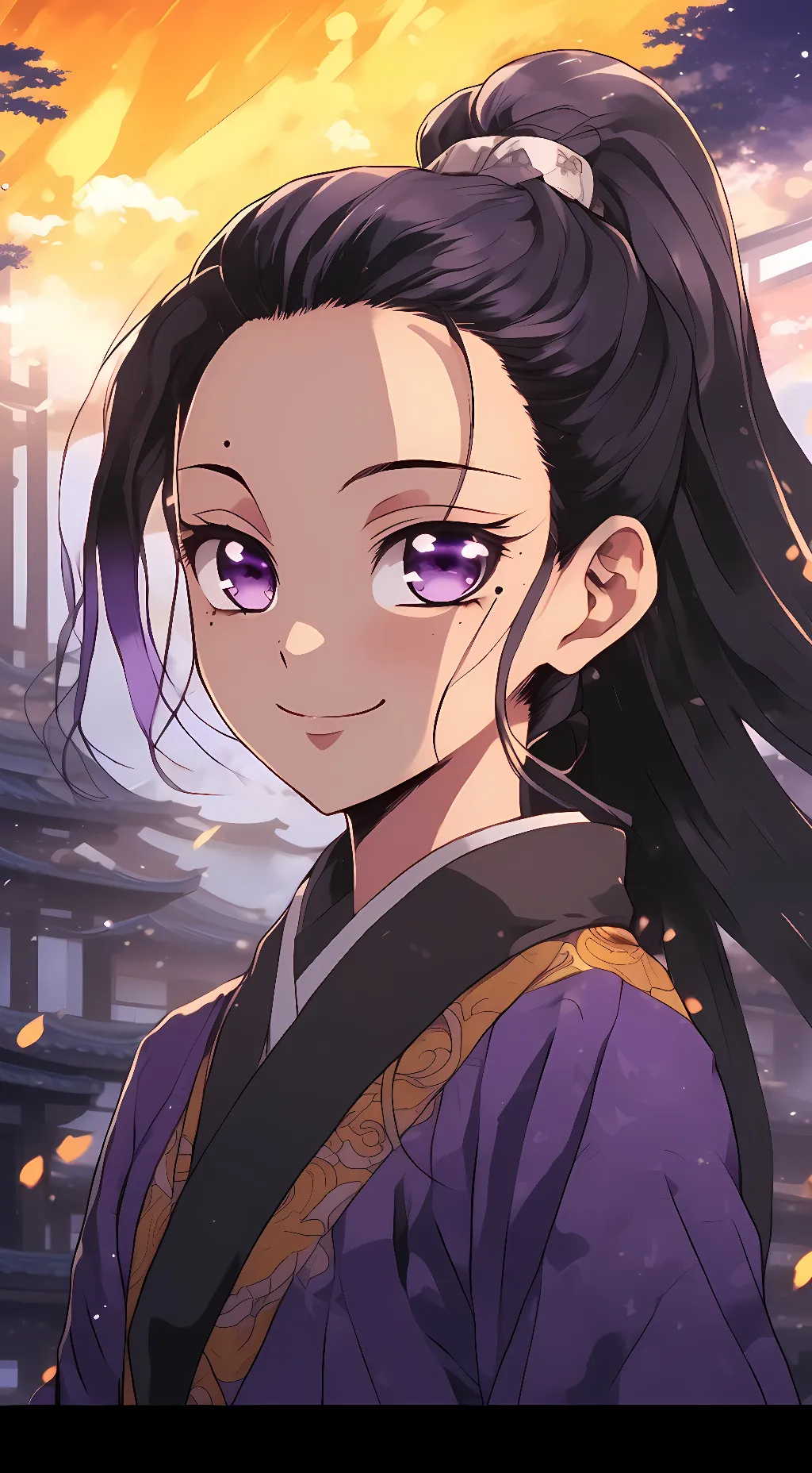 ai character: Hinatsuru  background