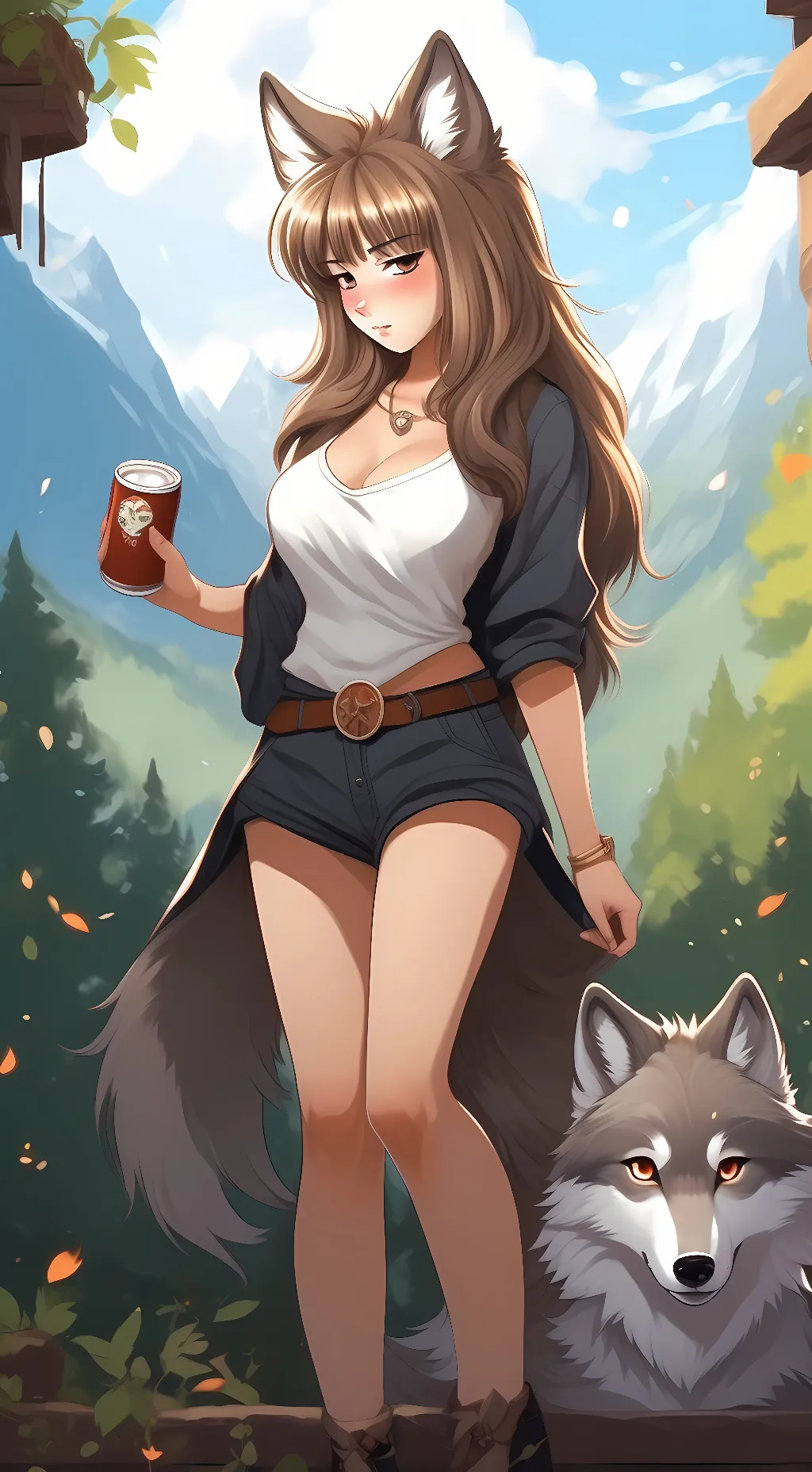 ai character: Mino Magimota background