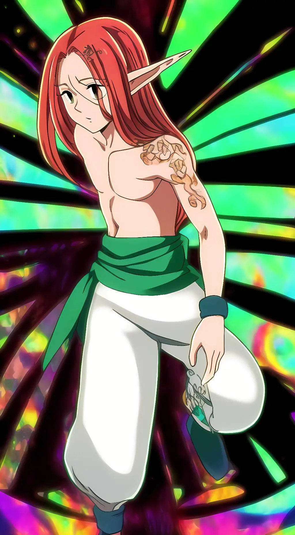 ai character: Gloxinia background