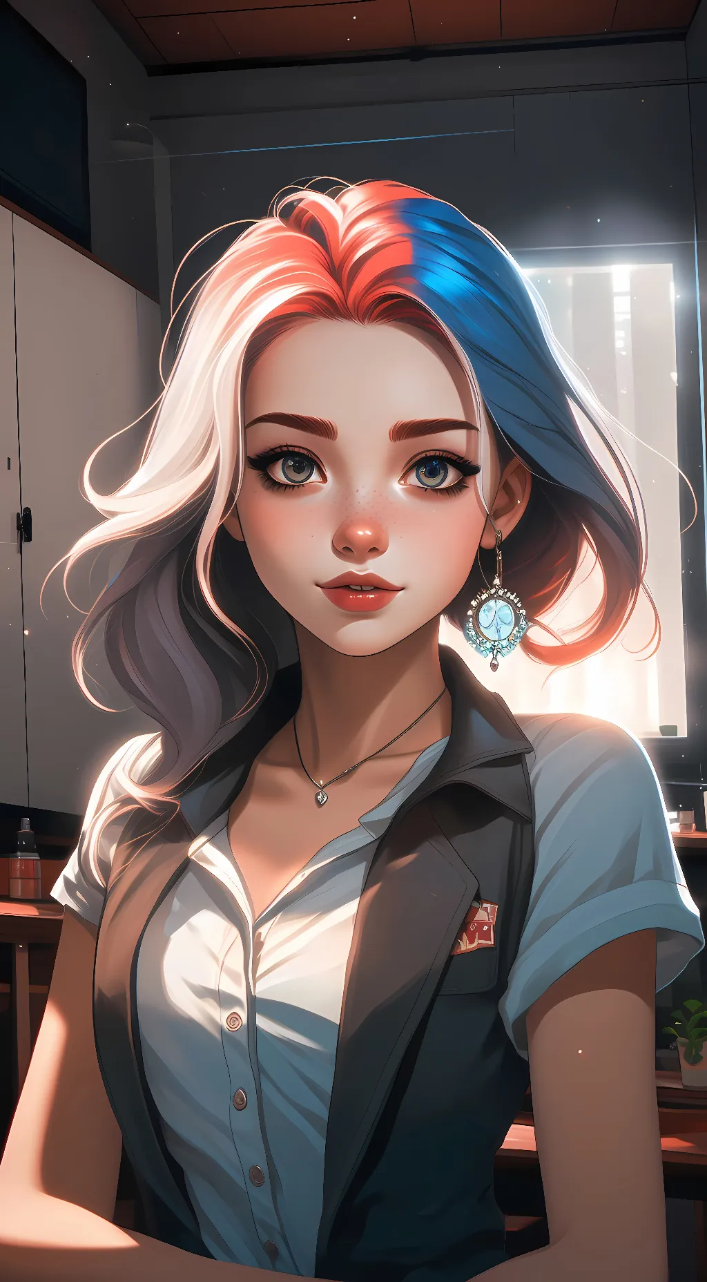 ai character: Meria  background