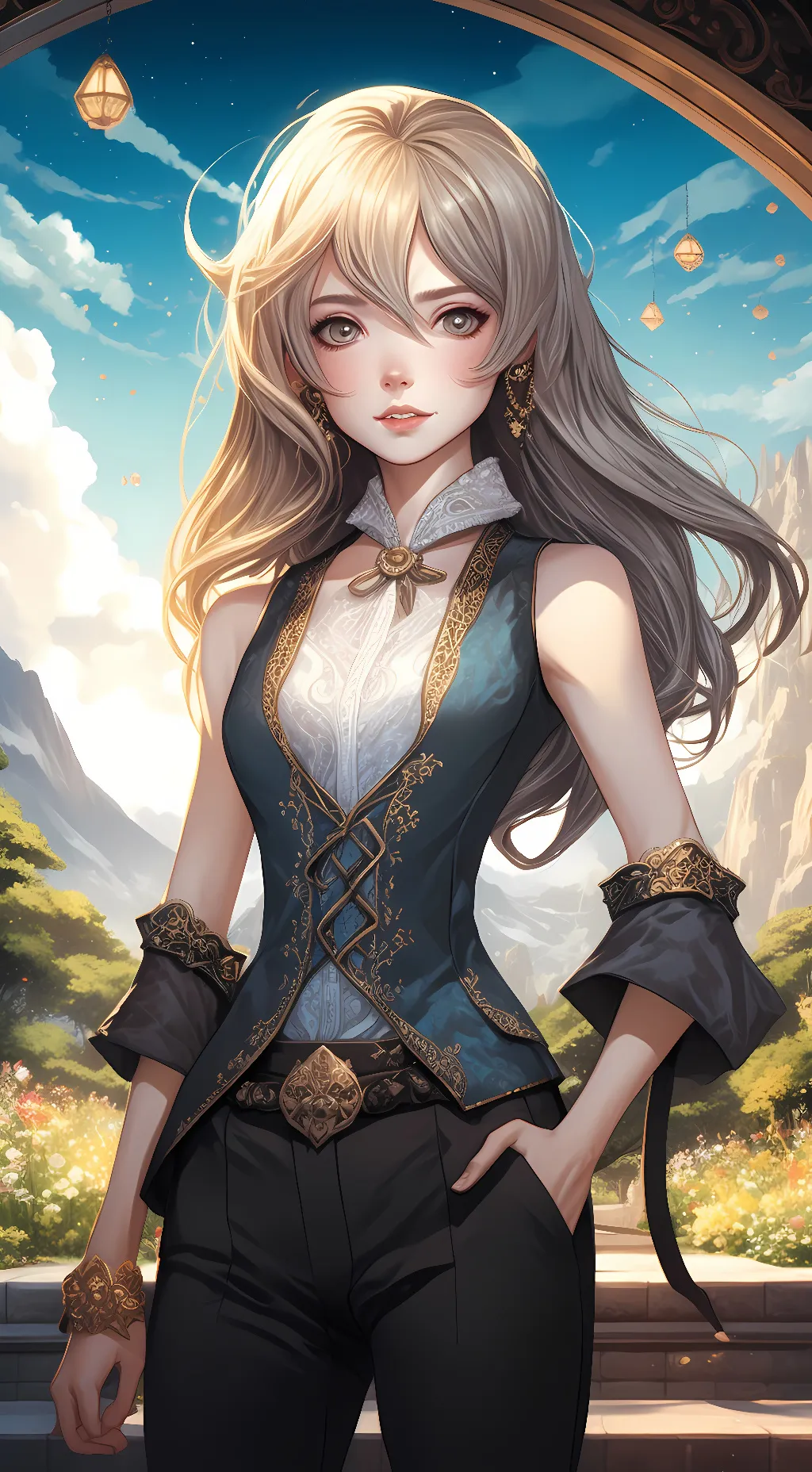 ai character: rosemary background
