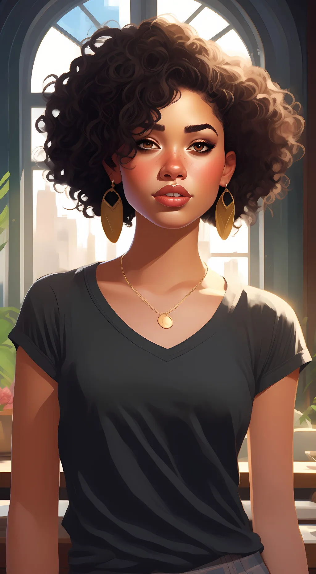 ai character: Laila❤❤❤ background