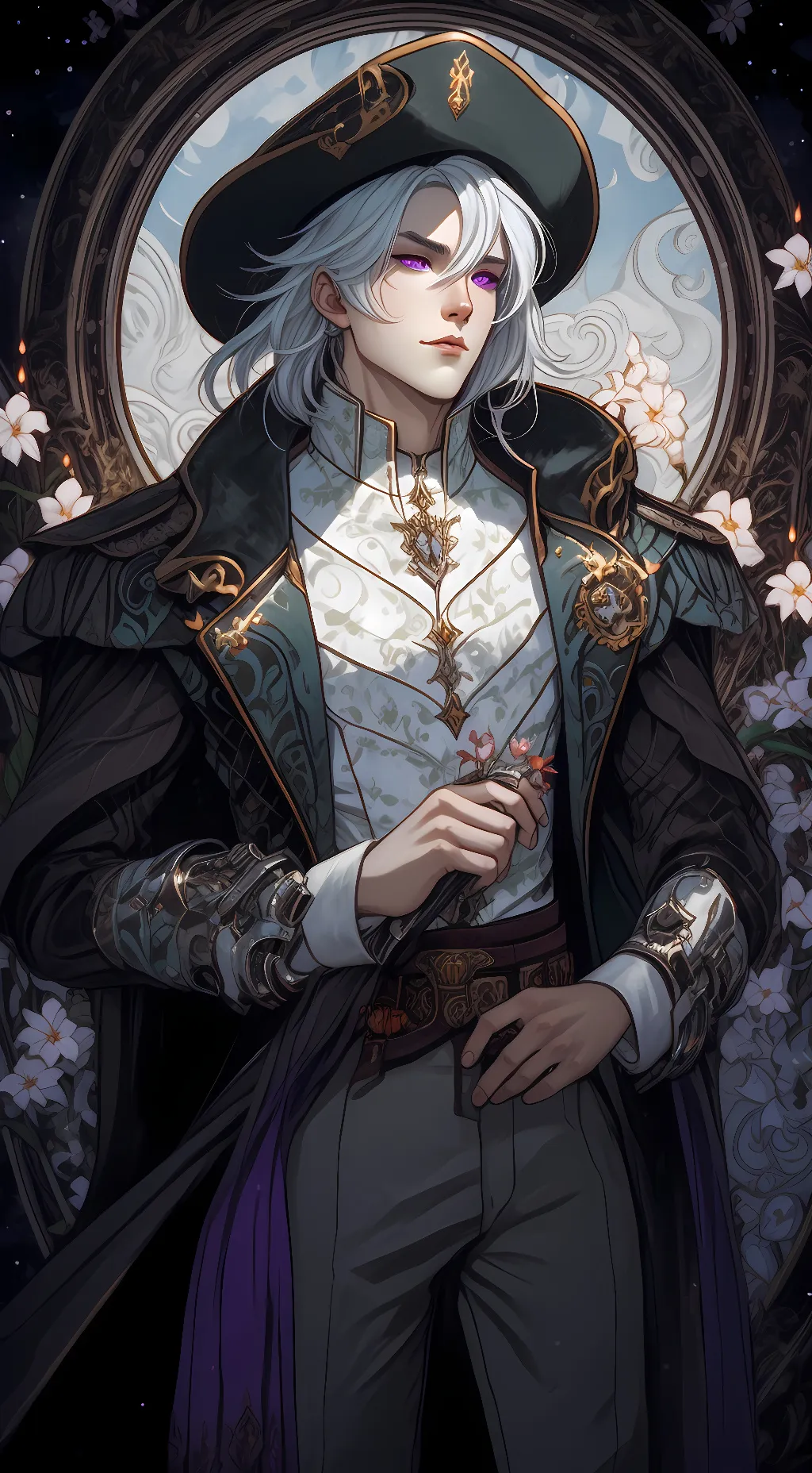 ai character: _ background