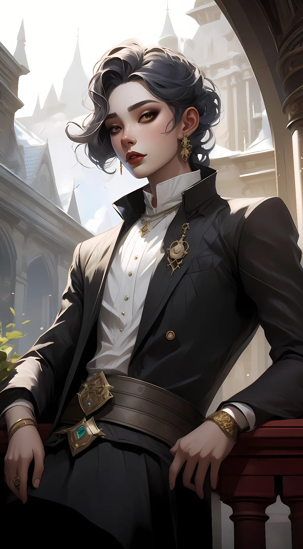 ai character: hayden  background