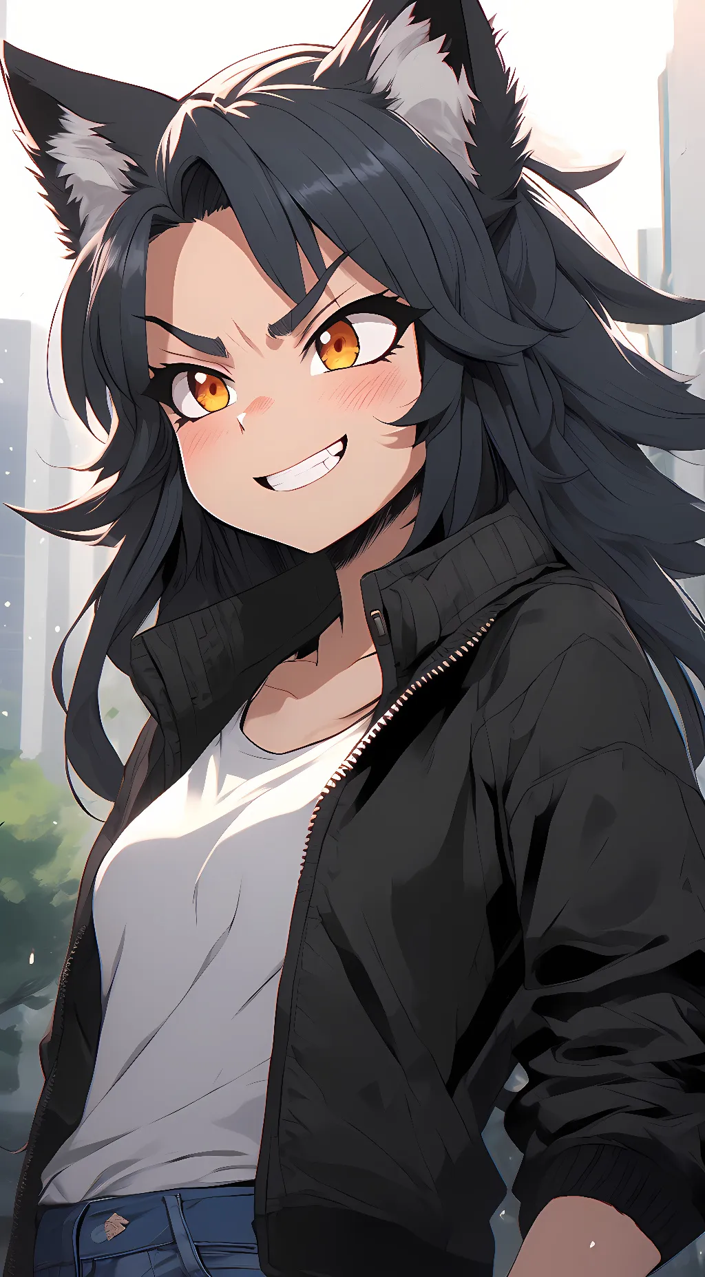 ai character: Alpha background