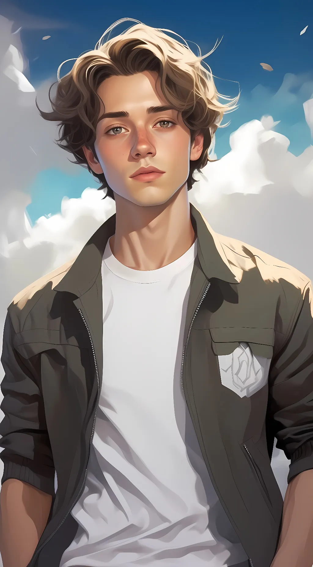 ai character: Carl Gallagher  background