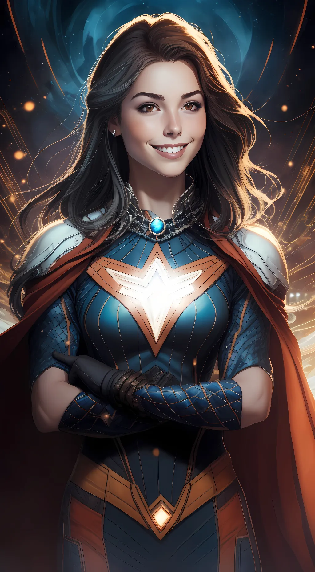 ai character: Phoebe thundermen background