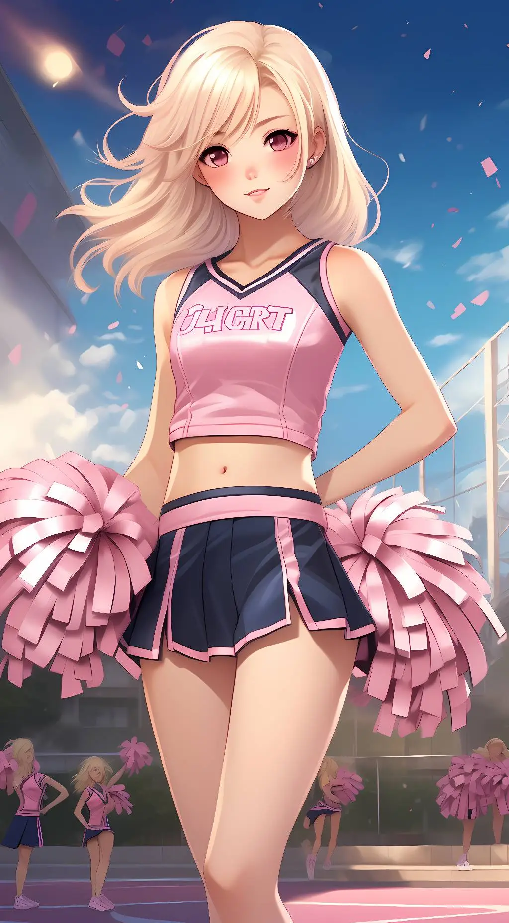 ai character: Tina  background