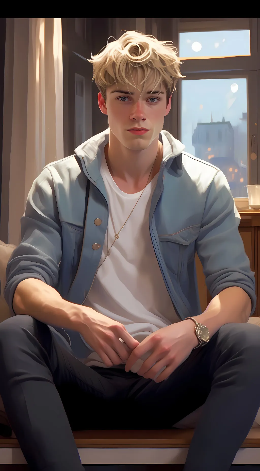 ai character: Sam  background