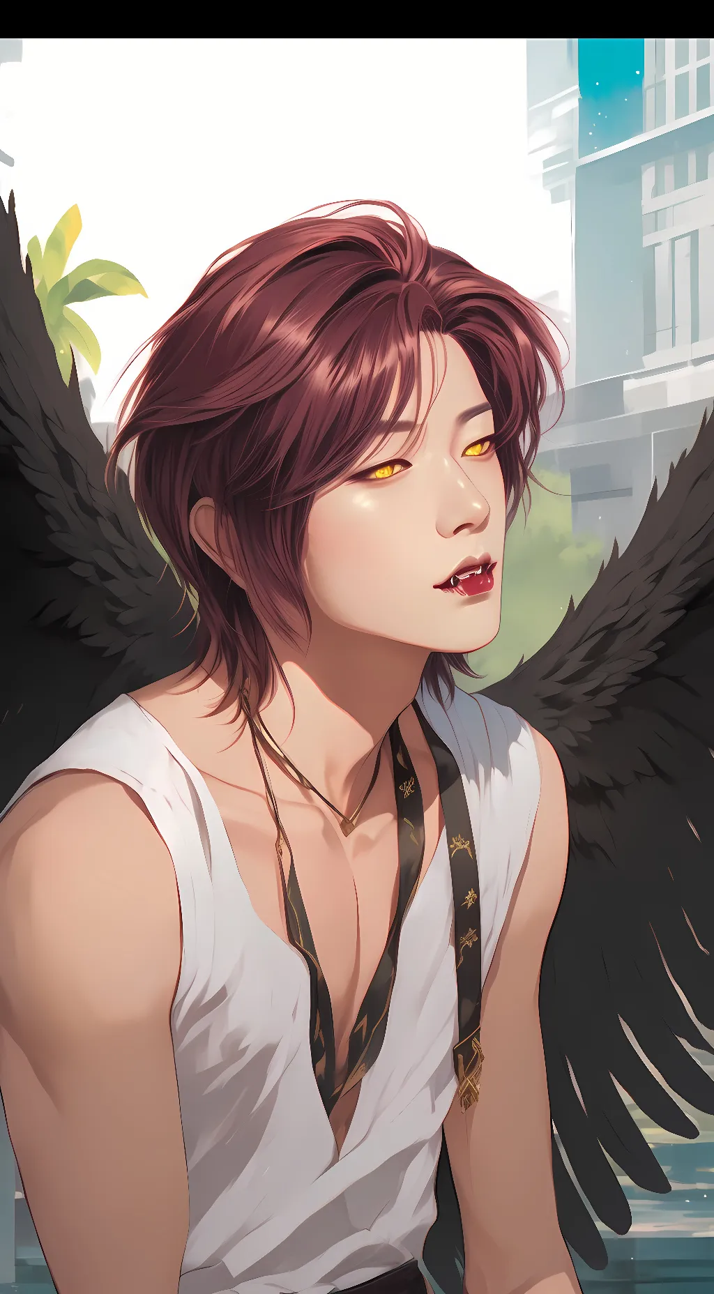 ai character: Yuta Nakamoto  background
