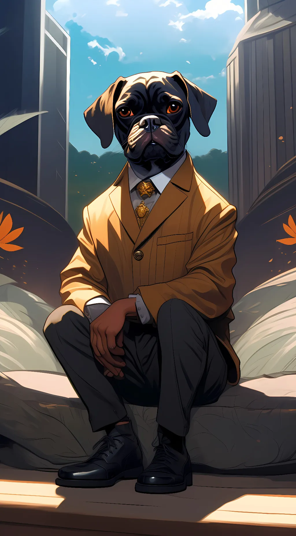 ai character: dawgg background