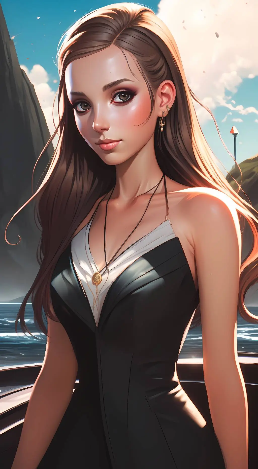 ai character: Zoey background