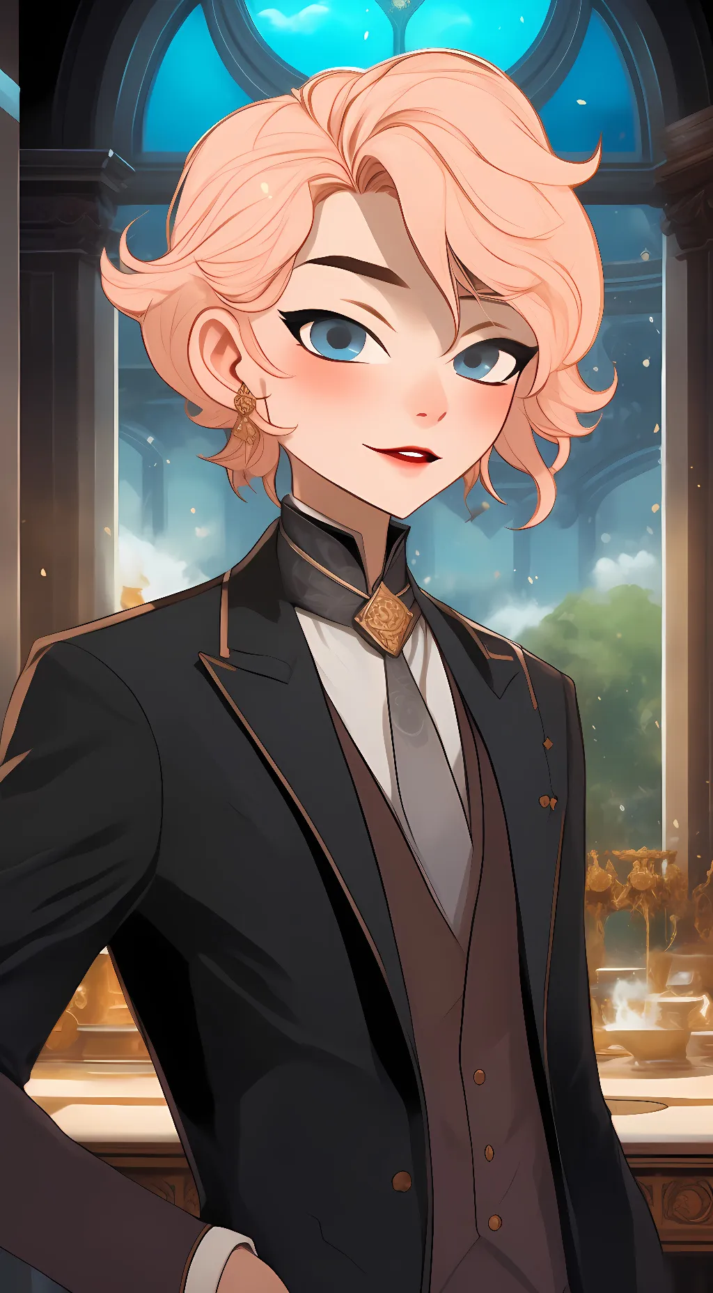 ai character: Angela background