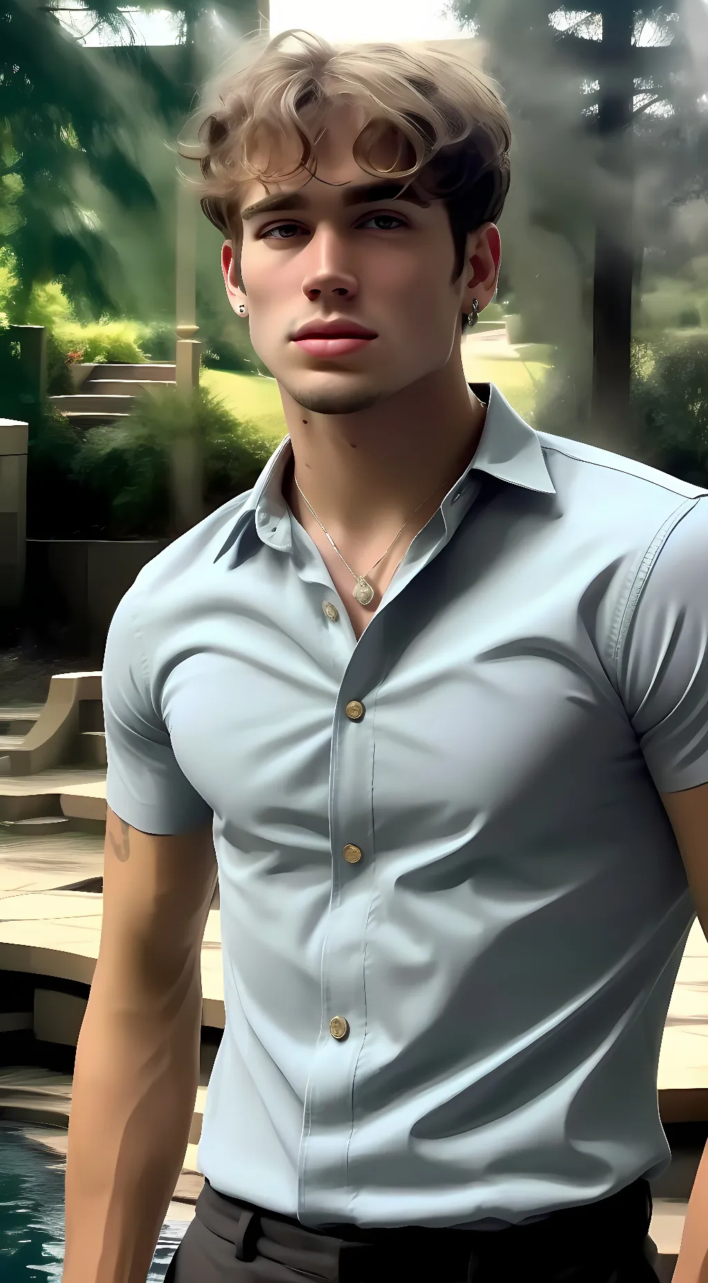 ai character: Vinnie Hacker  background