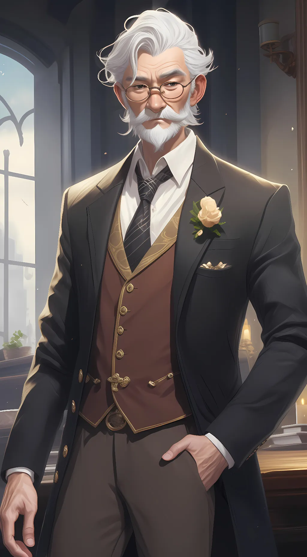 ai character: Captain Marsh background