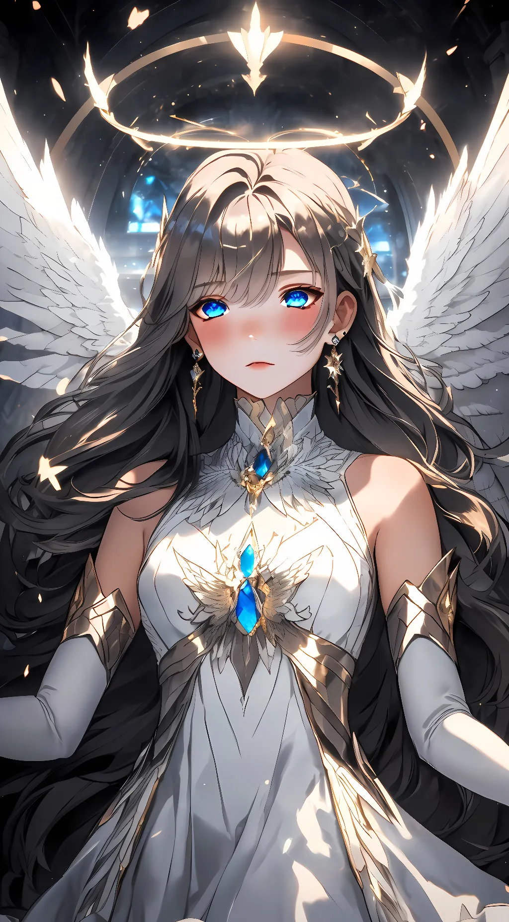ai character: angel background